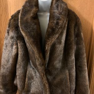 Ladies faux fur jacket